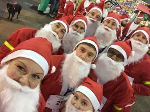 Dashing Santas