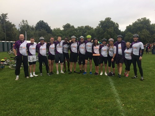 Bike ride team